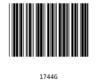 Barra Código, Code 39 1744