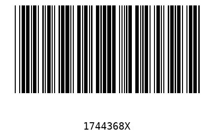 Bar code 1744368