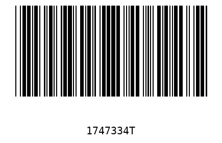 Bar code 1747334