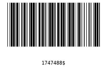 Barra Código 1747488