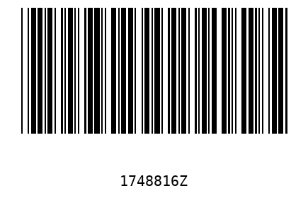 Bar code 1748816