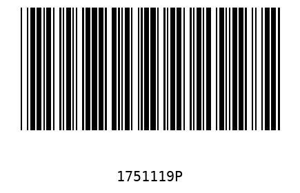 Bar code 1751119