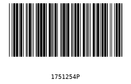 Bar code 1751254