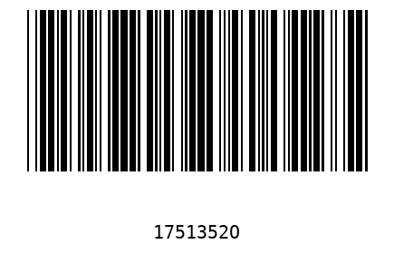 Barra Código 1751352