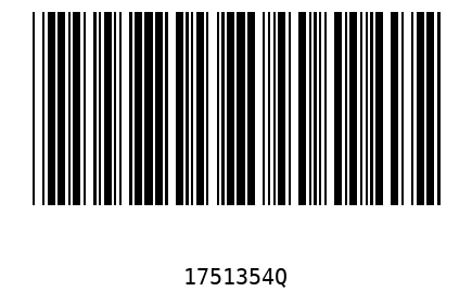 Bar code 1751354