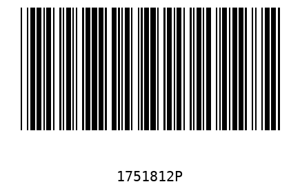 Bar code 1751812