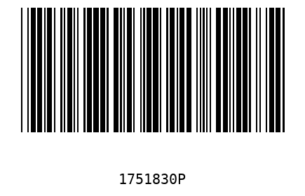 Barra Código 1751830