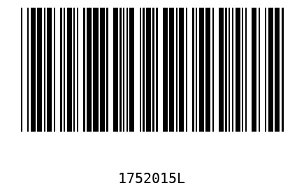 Bar code 1752015