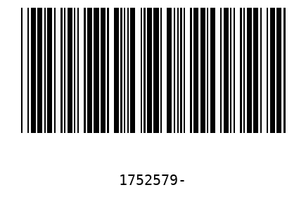 Barcode 1752579