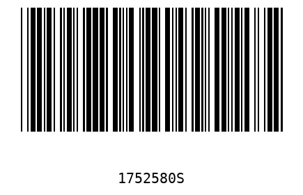 Bar code 1752580
