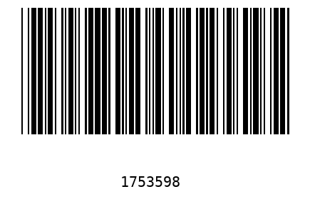 Barcode 1753598