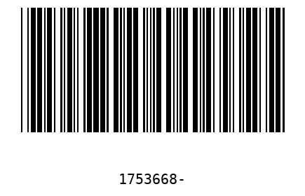 Barcode 1753668