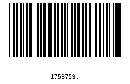 Barcode 1753759