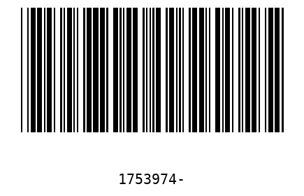 Barcode 1753974