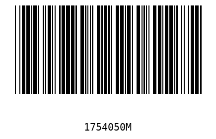 Barcode 1754050
