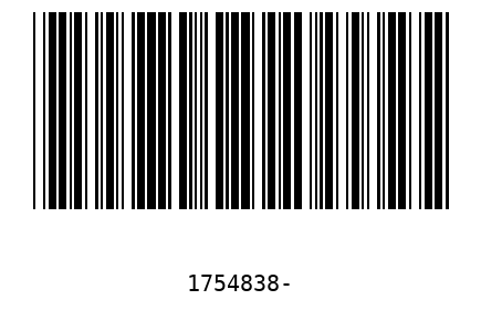 Barcode 1754838