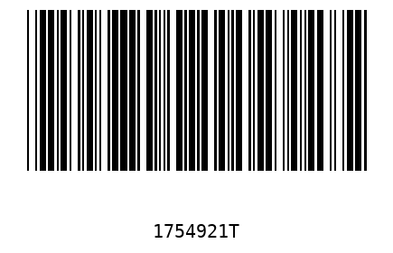 Barcode 1754921