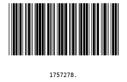 Barcode 1757278