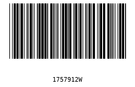 Bar code 1757912