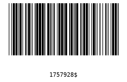 Barcode 1757928