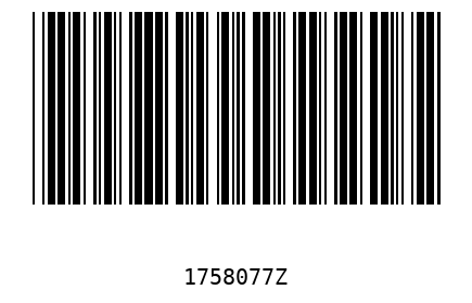 Barra Código 1758077
