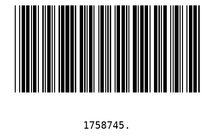 Barcode 1758745