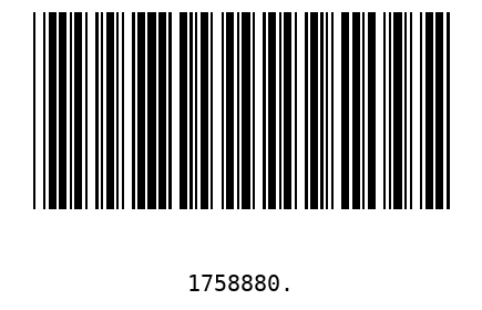 Barra Código 1758880