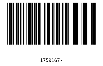 Bar code 1759167