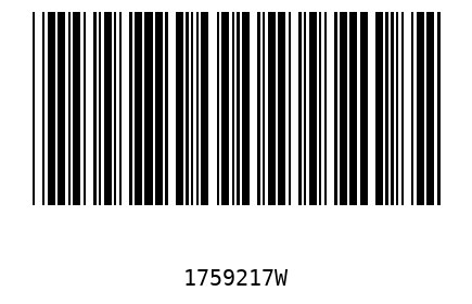 Barcode 1759217