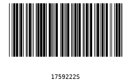 Barcode 1759222