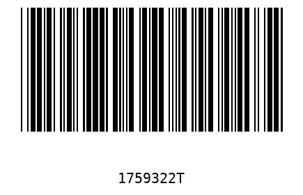 Barcode 1759322