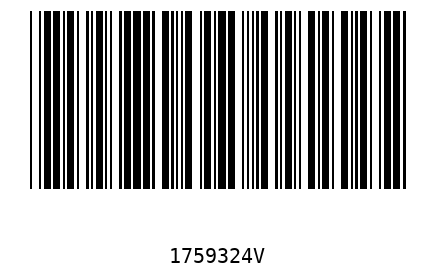Barra Código 1759324