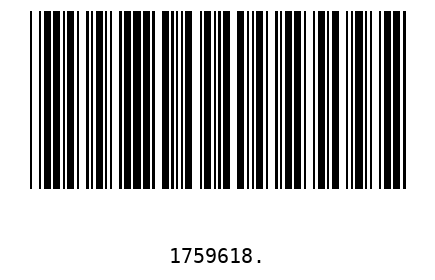 Barra Código 1759618