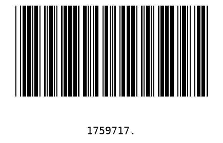 Barcode 1759717