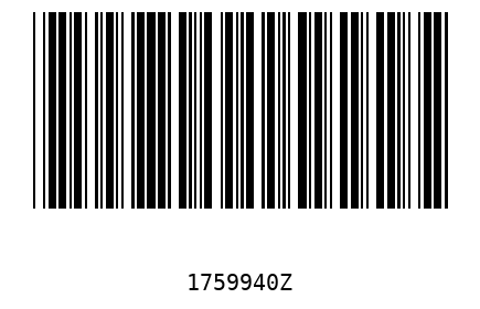 Barcode 1759940