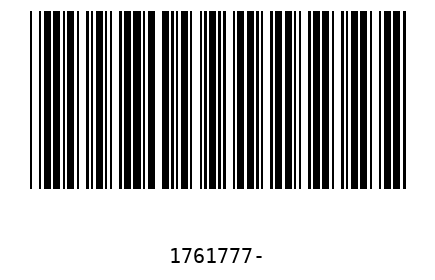 Barra Código 1761777