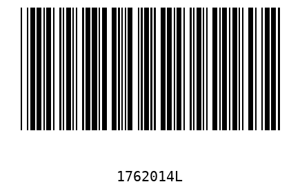 Bar code 1762014
