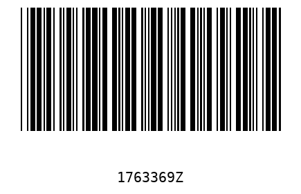 Bar code 1763369