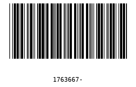 Bar code 1763667