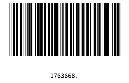 Bar code 1763668