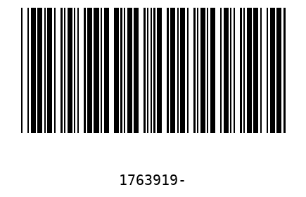 Bar code 1763919