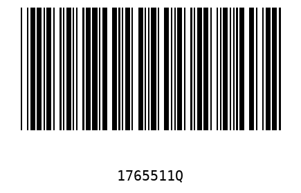 Barcode 1765511