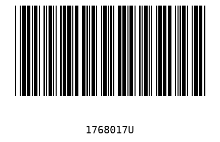 Barra Código 1768017