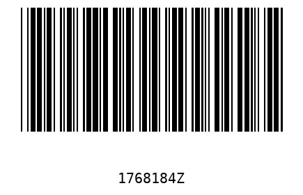 Barra Código 1768184