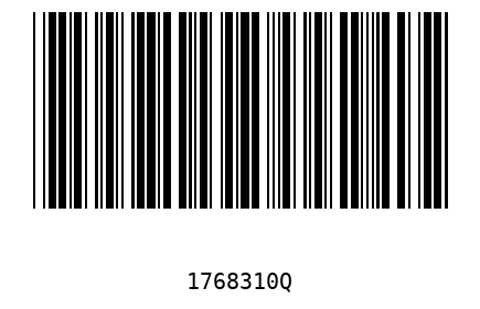 Barcode 1768310