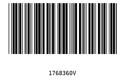 Barcode 1768360
