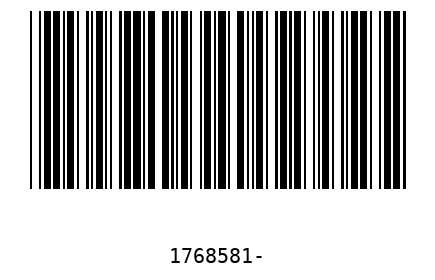 Barcode 1768581