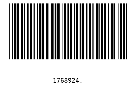 Barcode 1768924