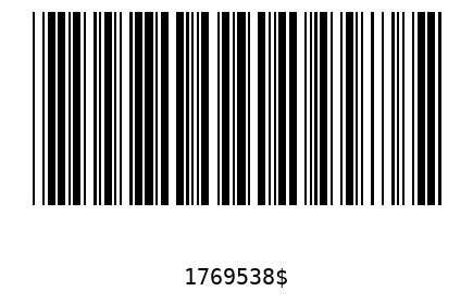 Barcode 1769538