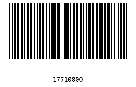 Barcode 1771080